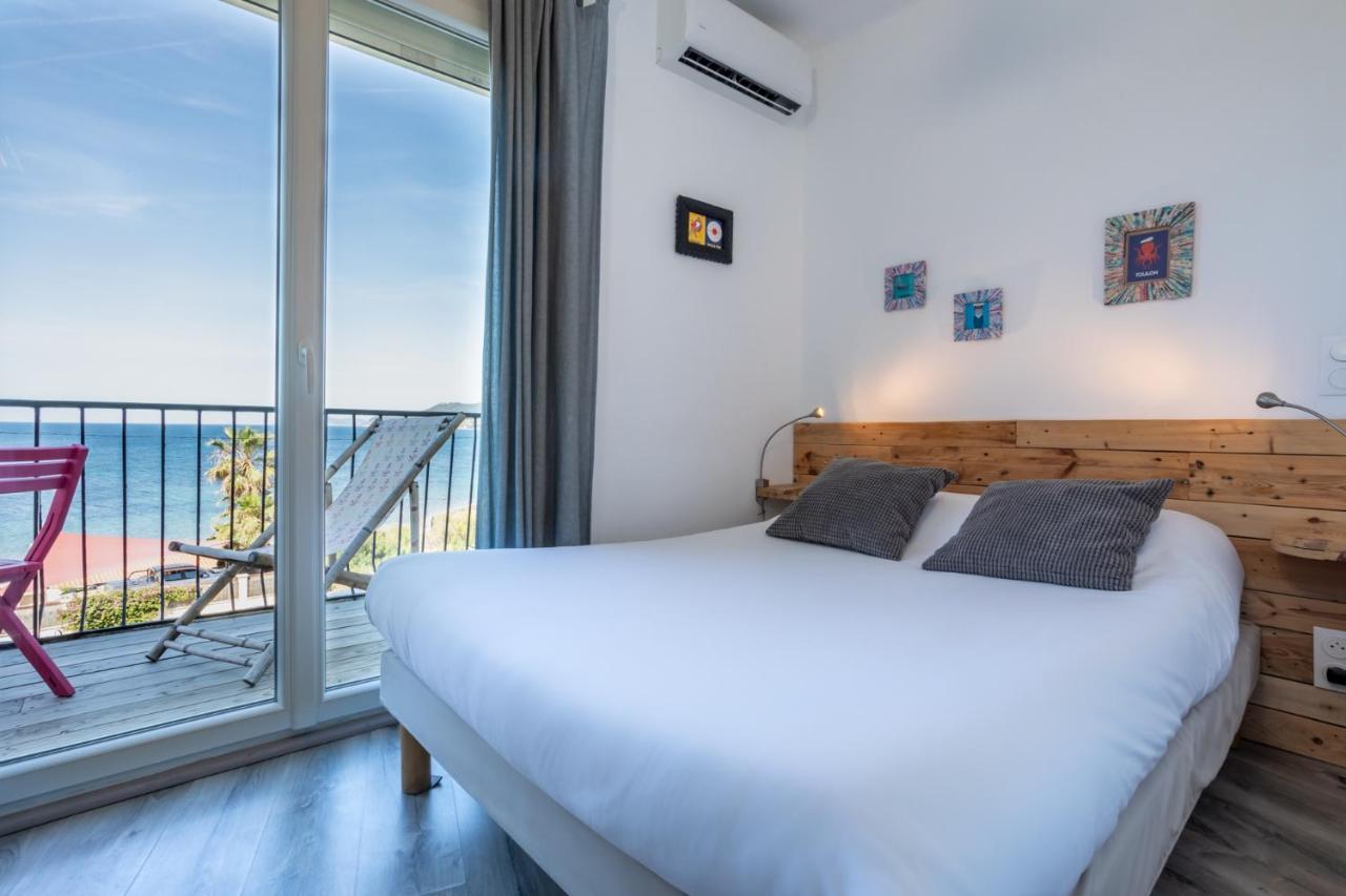 Hotel Almanarre Plage - Hotel Eco-Responsable Face A La Mer Hyères Dış mekan fotoğraf