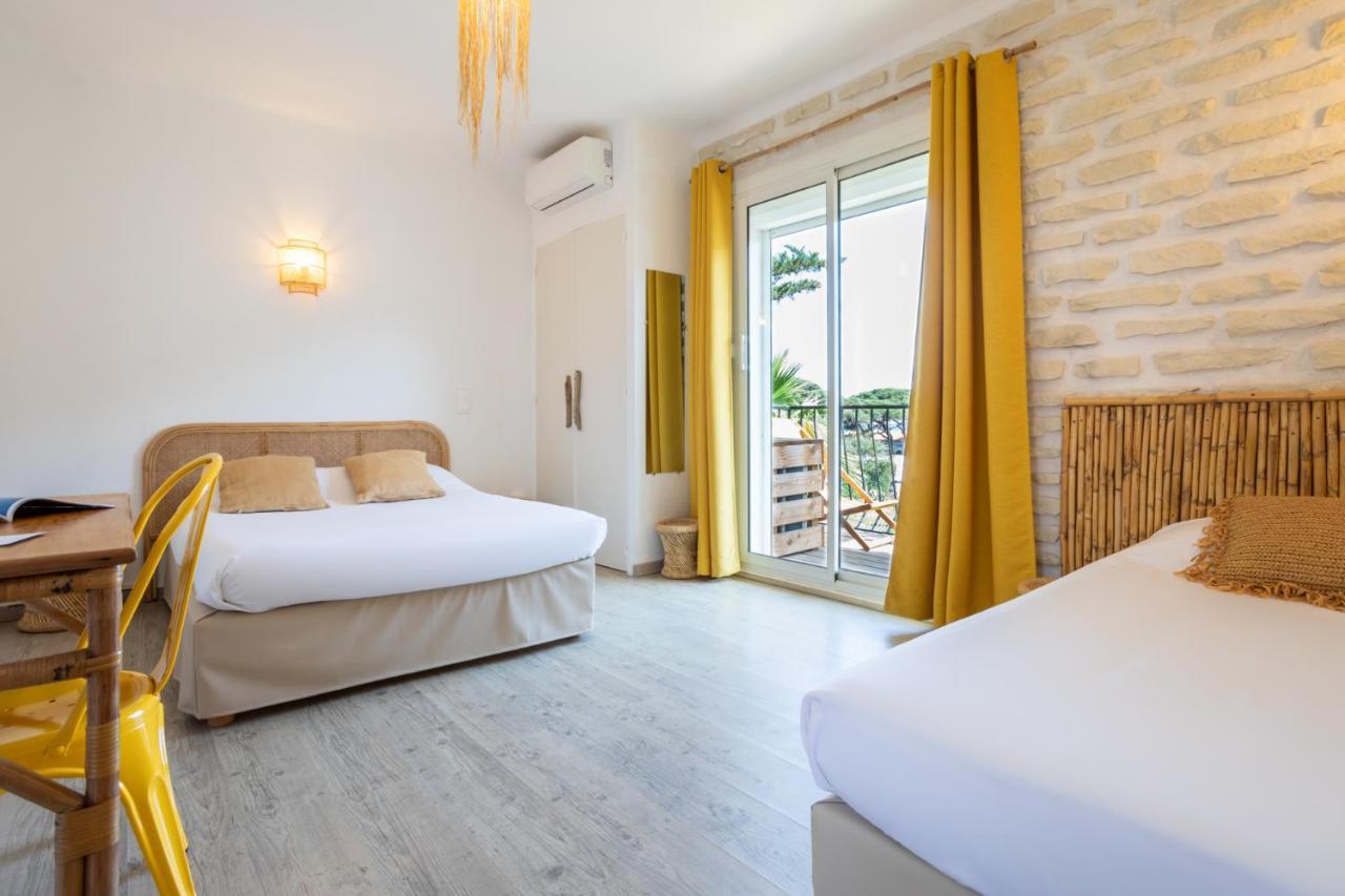 Hotel Almanarre Plage - Hotel Eco-Responsable Face A La Mer Hyères Dış mekan fotoğraf