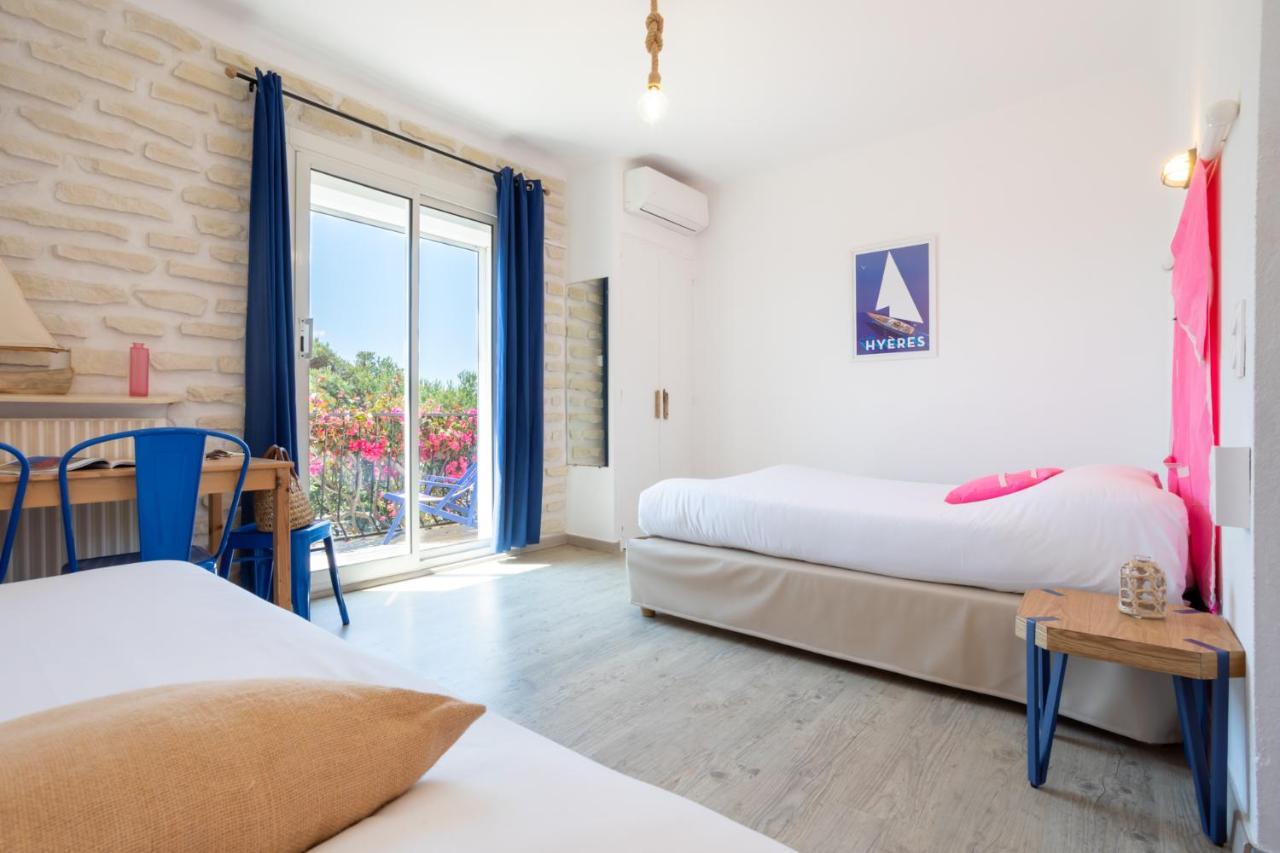 Hotel Almanarre Plage - Hotel Eco-Responsable Face A La Mer Hyères Dış mekan fotoğraf