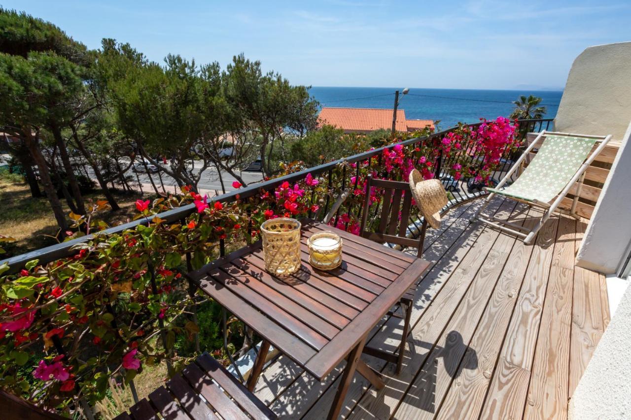 Hotel Almanarre Plage - Hotel Eco-Responsable Face A La Mer Hyères Dış mekan fotoğraf